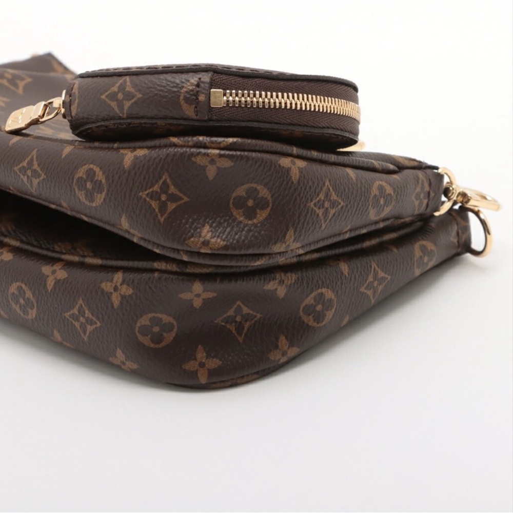 Louis Vuitton Multi Pochette Accessory Monogram Shoulder Bag Brown - Picture 3 of 5